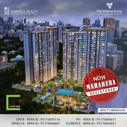 The Wadhwa Courtyard is now registered under MahaRERA